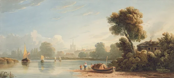 Chiswick, 1814 (wc over grafit på papir)